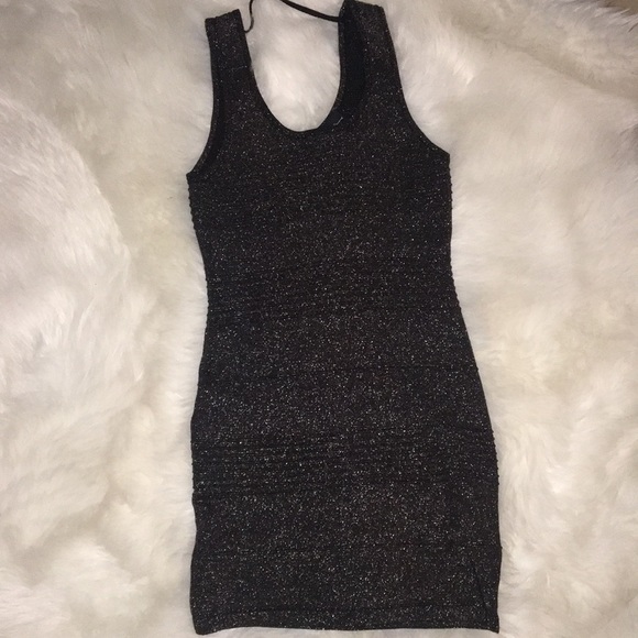 Black and gold shimmer dress - Picture 6 of 6